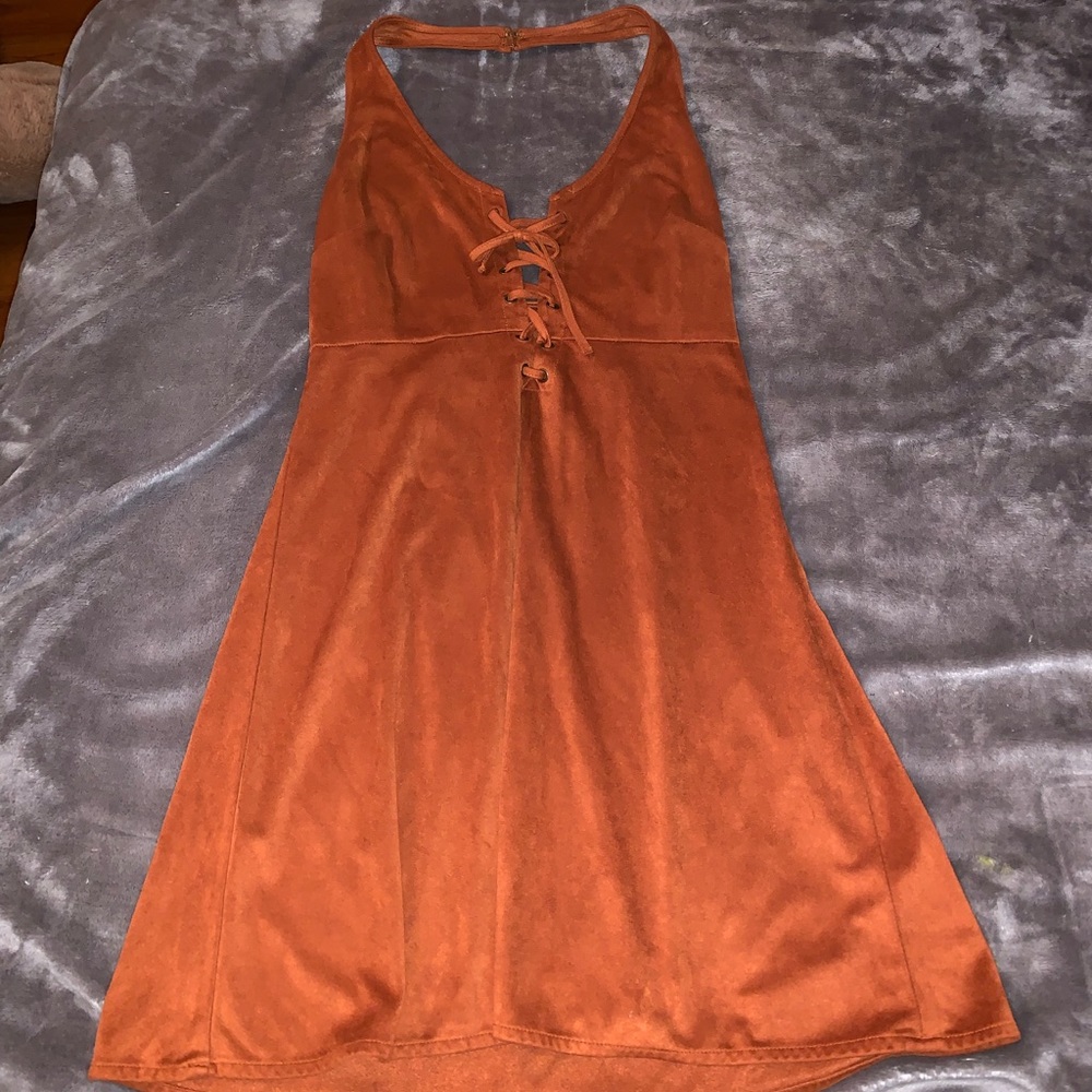 Burnt orange dress size M